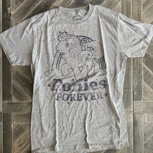 Vintage My Little Pony Gray Graphic Tee | Adult Size M